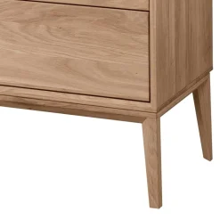 Wohnen Elegante Kommode aus Wildeiche Bianco geölt - Lamia