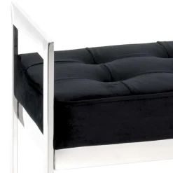 Wohnen Küchenbänke|Bettbänke*Elegante Sitzbank in Schwarz Samt - Moda