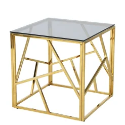 Wohnen Telefontische*Eleganter Couchtisch aus Rauchglas - Navugada