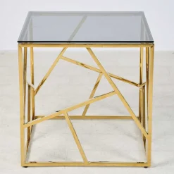 Wohnen Telefontische*Eleganter Couchtisch aus Rauchglas - Navugada