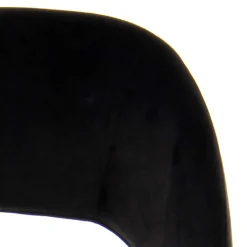 Wohnen Eleganter Designstuhl in Schwarz Samt - Siiri (2er Set)