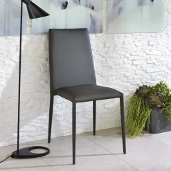 Wohnen Küchenstühle|Esszimmerstühle*Eleganter Stuhl Giant aus Kunstleder (4er Set)