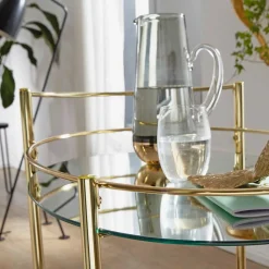 Wohnen Eleganter Teewagen ovales Design - Continento