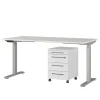 Wohnen Bürotische*Elektrisch verstellbarer Bürotisch im Set - Hanrah (zweiteilig)