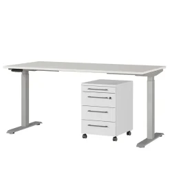 Wohnen Bürotische*Elektrisch verstellbarer Bürotisch im Set - Hanrah (zweiteilig)