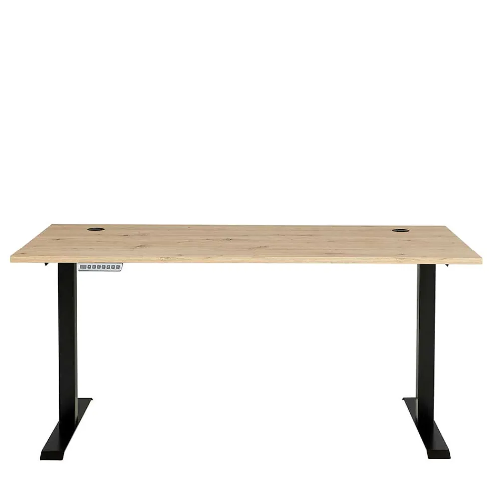 Wohnen Elektrisch verstellbarer Schreibtisch 160x77 cm - Kuetra