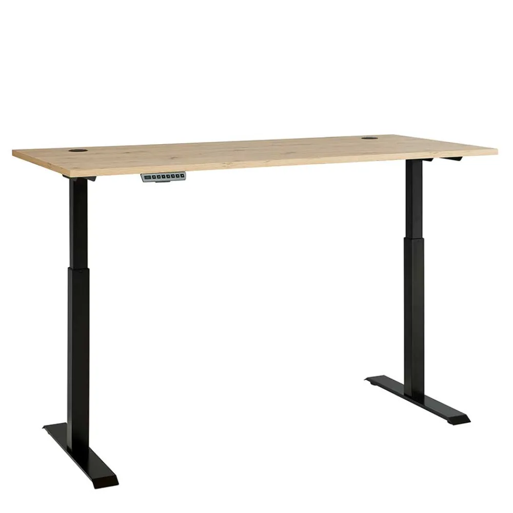 Wohnen Elektrisch verstellbarer Schreibtisch 160x77 cm - Kuetra