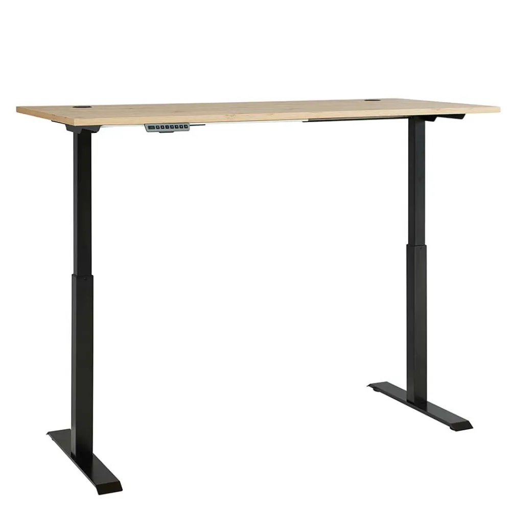 Wohnen Elektrisch verstellbarer Schreibtisch 160x77 cm - Kuetra