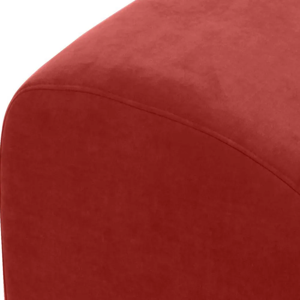 Wohnen Braune Möbel|Sessel & Hocker*Entspannungssessel in Terracotta Velours - Vacance