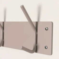 Wohnen Bürogarderoben|Garderoben*3er Hakenleiste Garderobe in Taupe - Zella