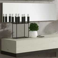 Wohnen Glasmöbel|Diele Komplett*3er Spiegel Set & Wand Konsole - Ezema (vierteilig)