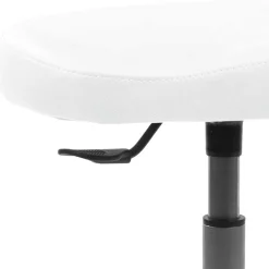 Wohnen Bürostühle|Sessel & Hocker*Ergonomischer Arbeitshocker in Weiß - Celesko