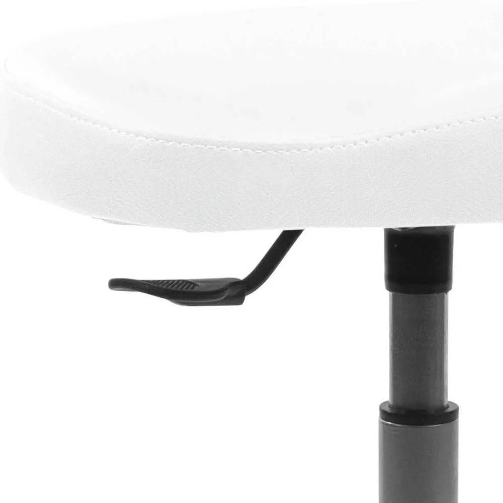Wohnen Bürostühle|Sessel & Hocker*Ergonomischer Arbeitshocker in Weiß - Celesko