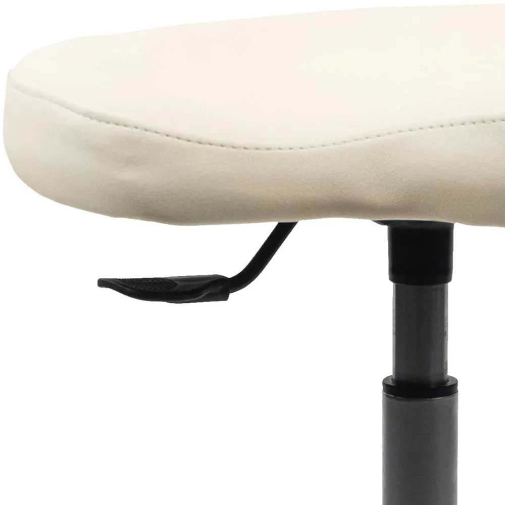 Wohnen Ergonomischer Arbeitshocker mit Tellerfuß - Morelos