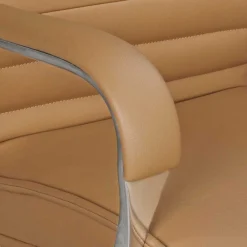 Wohnen Ergonomischer Büro Drehstuhl in Beige - Henner