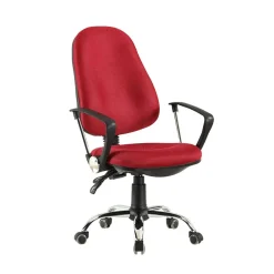 Wohnen Ergonomischer Bürostuhl in Dunkelrot - Tessera