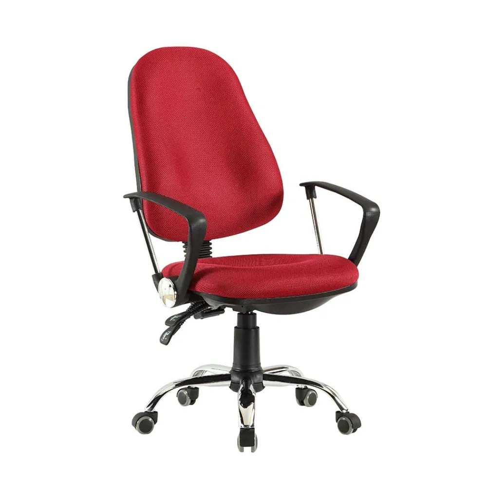 Wohnen Ergonomischer Bürostuhl in Dunkelrot - Tessera