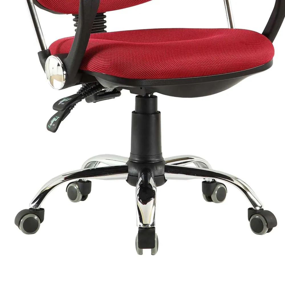 Wohnen Ergonomischer Bürostuhl in Dunkelrot - Tessera