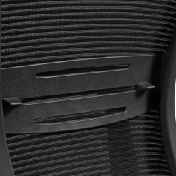 Wohnen Ergonomischer Bürostuhl mit hoher Lehne in Schwarz - Delavidu