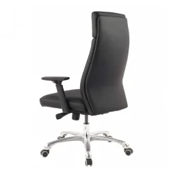 Wohnen Ergonomischer Leder Bürostuhl mit hoher Lehne - Fluracia