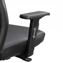 Wohnen Ergonomischer Leder Bürostuhl mit hoher Lehne - Fluracia