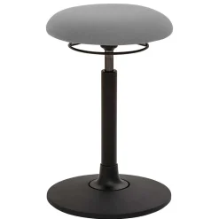 Wohnen Ergonomischer Pendelhocker in Grau & Schwarz - Kamma