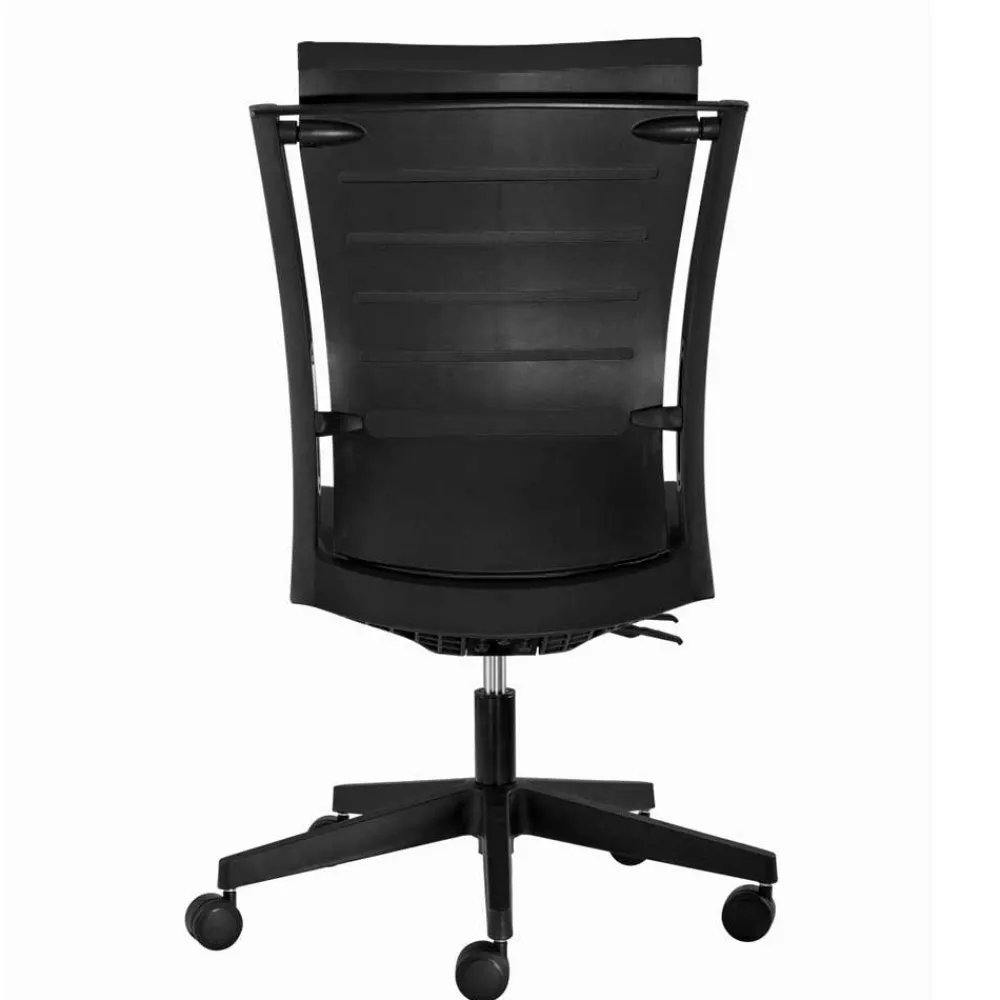 Wohnen Ergonomischer Schreibtischsessel in Schwarz - Gioja