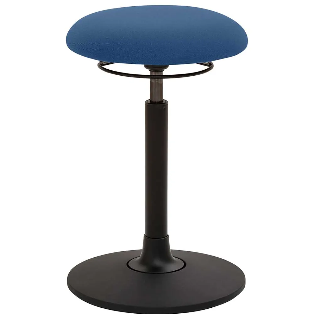 Wohnen Ergonomischer Sitzhocker in Blau & Schwarz - Lamedda