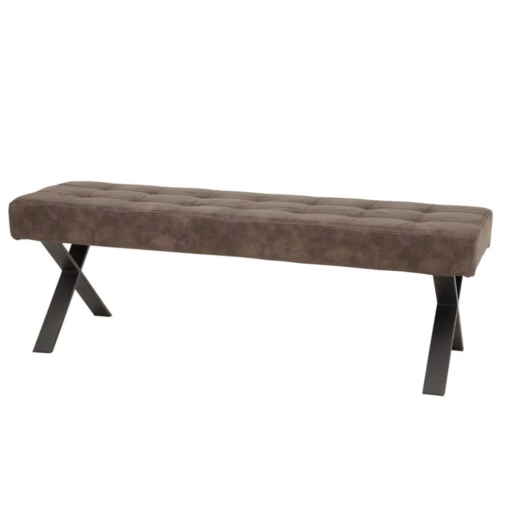 Wohnen Essbank Laticio in Braun Stoff