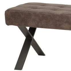 Wohnen Essbank Laticio in Braun Stoff