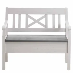 Wohnen Esszimmerbänke|Sitzbank*Essbank Yoan in Weiß Grau