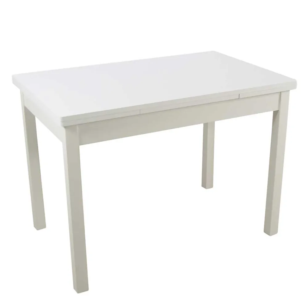 Wohnen Küchen-Essgruppen|Esszimmer Komplett*Essecke Möbel Kombination in Weiß - Oninawa (fünfteilig)