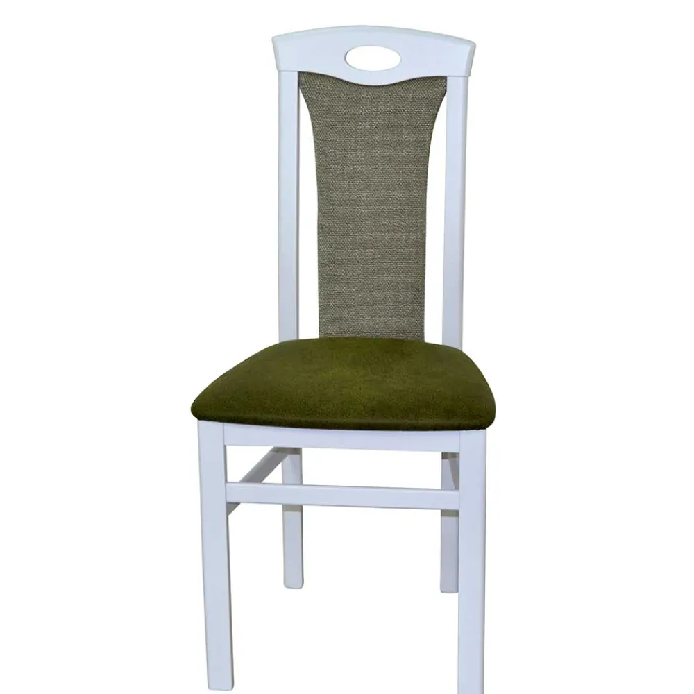 Wohnen Küchen-Essgruppen|Esszimmer Komplett*Essecke Möbel Kombination in Weiß - Oninawa (fünfteilig)