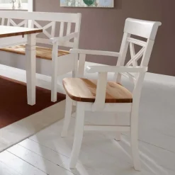 Wohnen Küchen-Essgruppen|Esszimmer Komplett*Essgruppe Lugon im Landhausstil (sechsteilig)