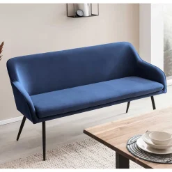 Wohnen Loft Möbel|Industrial Möbel*Essgruppe mit Bank Set - Nicuda (sechsteilig)