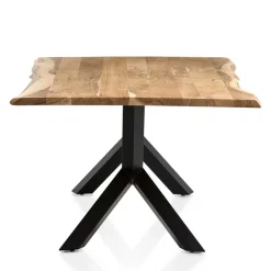 Wohnen Loft Möbel|Industrial Möbel*Essgruppe mit Bank Set - Nicuda (sechsteilig)