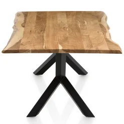 Wohnen Loft Möbel|Industrial Möbel*Essgruppe mit Bank Set - Nicuda (sechsteilig)