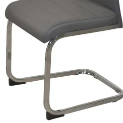 Wohnen Küchen-Essgruppen|Essgruppen*Essgruppe mit Glastisch & Schwingstühlen - Baryma (fünfteilig)