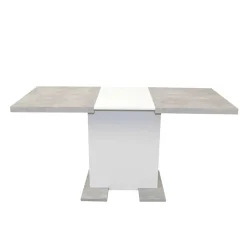 Wohnen Essgruppe mit mit Betonoptik Tisch - Zyana (fünfteilig)