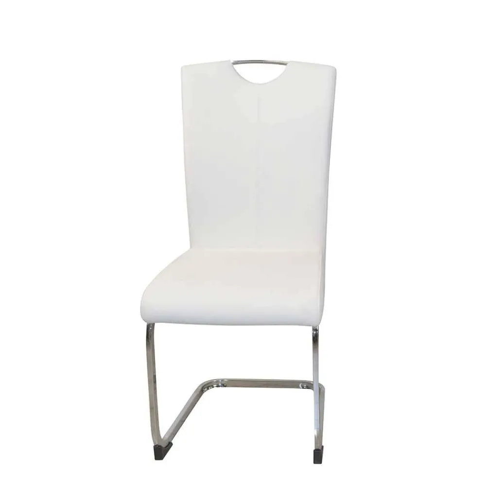 Wohnen Essgruppe mit mit Betonoptik Tisch - Zyana (fünfteilig)