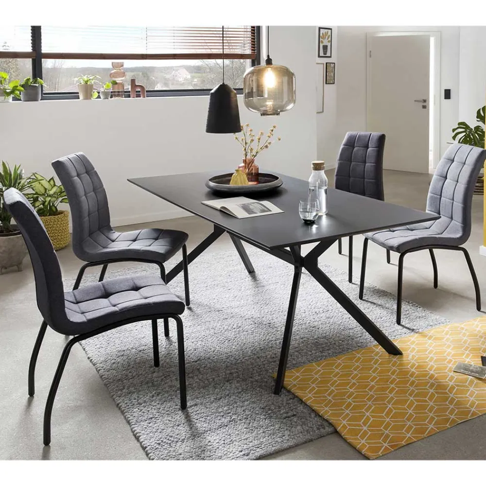 Wohnen Küchen-Essgruppen|Esszimmer Komplett*Essplatz Essgruppe für vier Personen - Thomas (fünfteilig)