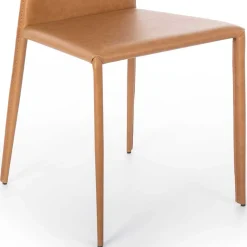 Wohnen Essstuhl in Cognac Braun - Anthony (2er Set)