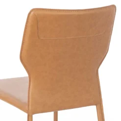 Wohnen Essstuhl in Cognac Braun - Anthony (2er Set)