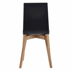 Wohnen Essstuhl in Schwarz & Natur - Vulias (2er Set)