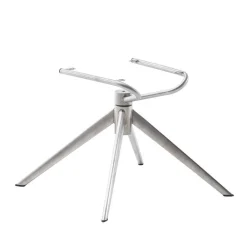 Wohnen Essstuhl mit Lederbezug in Olivgrün - Contrada (2er Set)