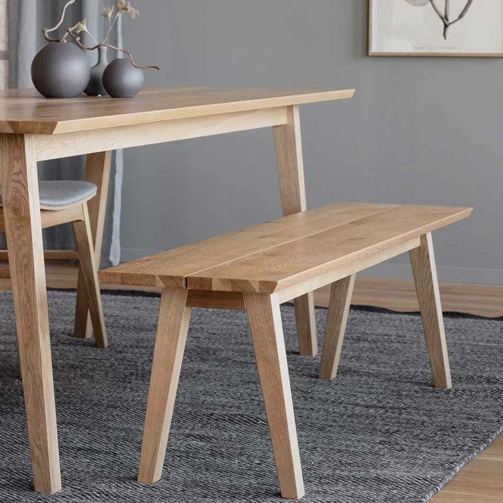 Wohnen Sitzgruppe|Küchen-Essgruppen*Esstisch & 2 Stühle & Bank - Canberra (vierteilig)