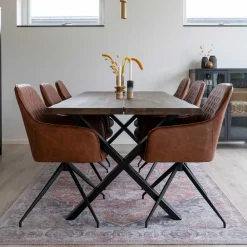 Wohnen Esstisch & Armlehnstühle Industry - Nucina (siebenteilig)