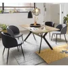Wohnen Jugend-Sitzgruppen|Esszimmer Komplett*Esstisch & vier Tischsessel - Osikia (fünfteilig)