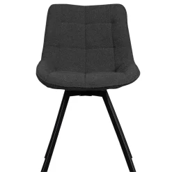 Wohnen Küchenstühle|Esszimmerstühle*Esstisch Drehstuhl aus Boucle Stoff - Seymour (2er Set)