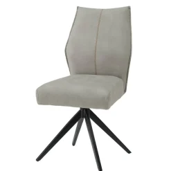 Wohnen Esstisch Drehstuhl in Hellgrau - Fiafanda (2er Set)